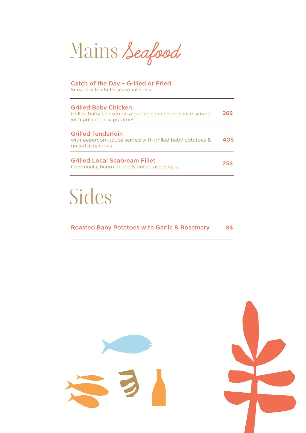KYMA food menu page 7